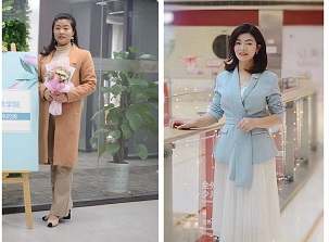 客户装扮前后对比