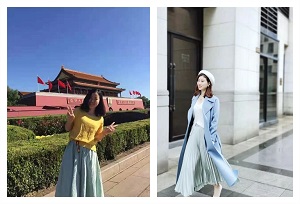 客户装扮前后对比